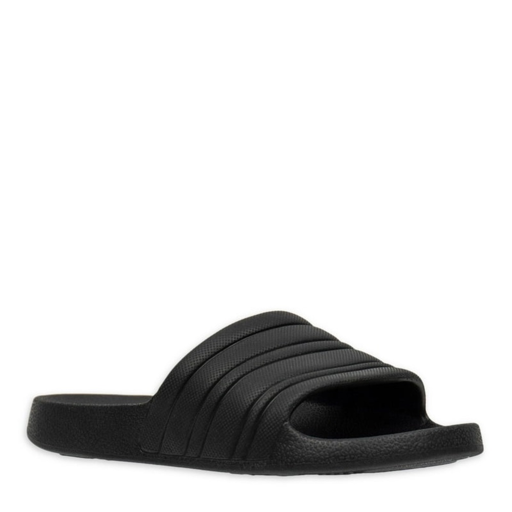 Athletic Works Black Slide Mules